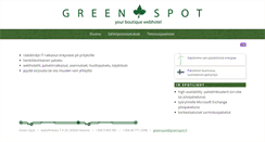 Desktop Screenshot of greenspot.fi